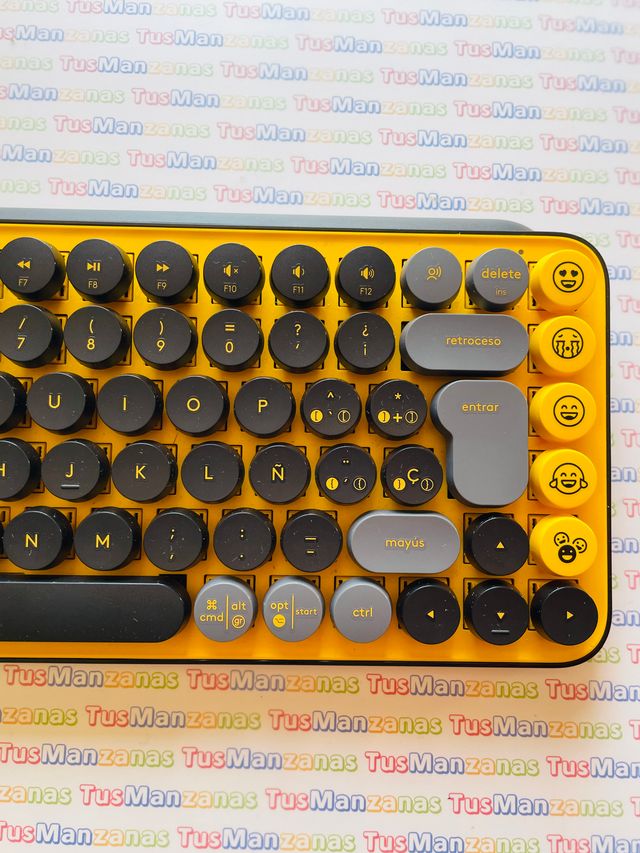 Teclado Logitech POP KEYS Amarillo