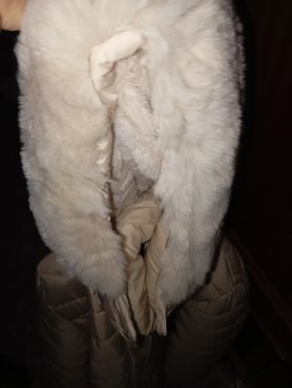 Abrigo de invierno con pelo