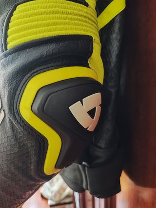 Chaqueta Moto Revit Quantum 2 Negra/Amarilla