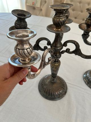 pareja candelabros
