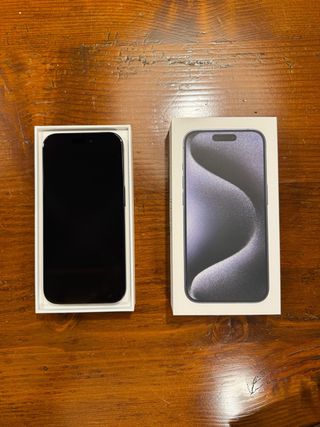 iPhone 15 Pro 1TB blu titanio