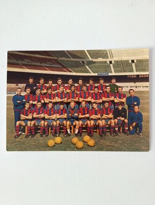 Postal C.F.B. 68/69 BARÇA (21x15'5cm) NUEVA