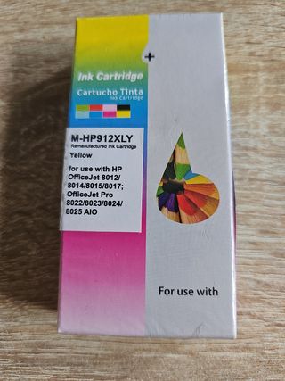 Cartucho Tinta HP 912XLY Amarillo
