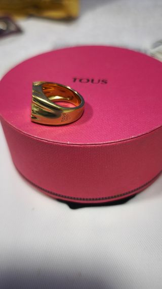 Anillo Sello Tous Dorado