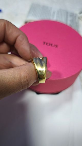Anillo Sello Tous Dorado