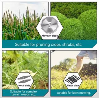 Desbrozadora Cortacésped YOFIDRA con  2 Baterías