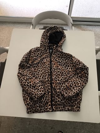 Chaqueta K-Way Leopardo