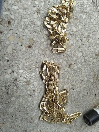 Joyas de plata con baño de oro 18k