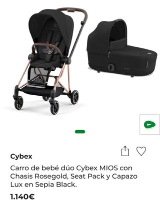 Carro de bebé dúo Cybex MIOS