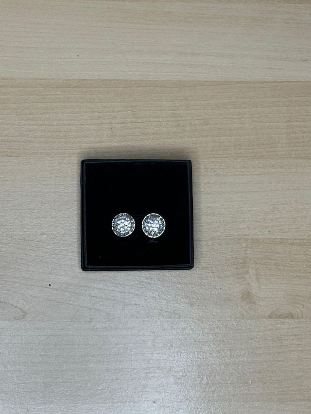 Orecchini Swarovski Argento e Bianco