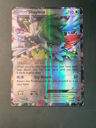 Carta Pokemon Shaymin EX 77/108