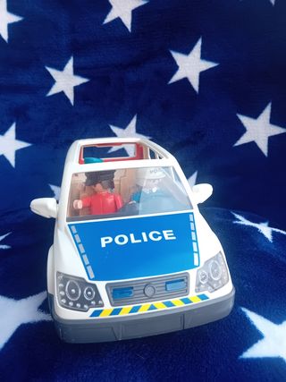 Carro Polícia Playmobil + 3 Figuras