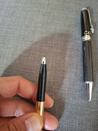 Bolígrafo Corum y Cross