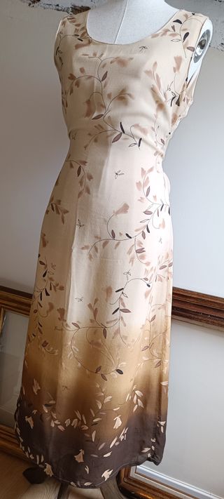 Vestido largo Vintage Marrón 🍂🍁