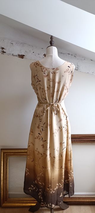 Vestido largo Vintage Marrón 🍂🍁