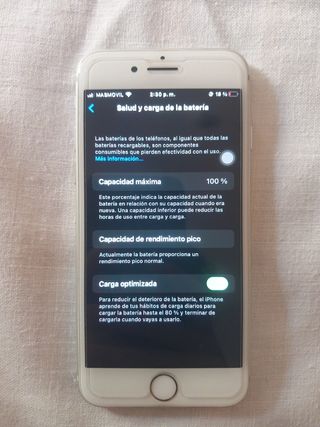 iPhone 8 100% Batería perfectas condiciones