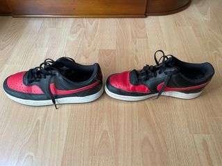 Nike Court Borough Rojas y Negras Talla 43