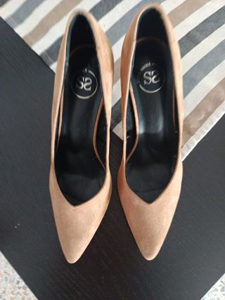 Zapatos de tacón mujer marrones