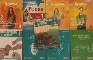 Libros de 1 y 2 Bachillerato (leed la descripción)