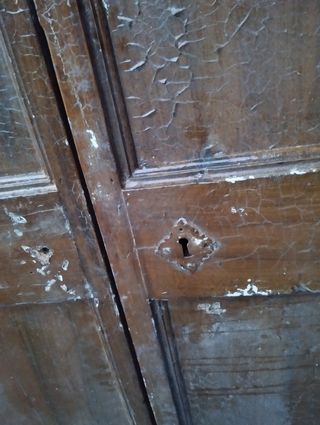 Pareja de puertas antiguas de madera