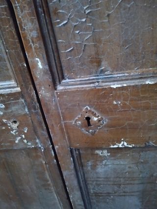 Pareja de puertas antiguas de madera