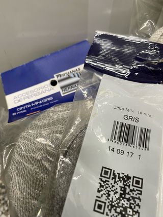 Lote de varios Accesorios para persianas