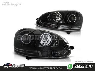 FAROS DELANTEROS OJOS DE ANGEL CCFL PARA VOLKSWAGEN GOLF / VARIANT / JETTA MK5