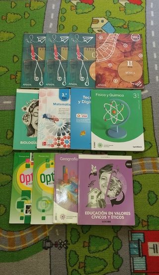 Libros de texto 3°E.S.O