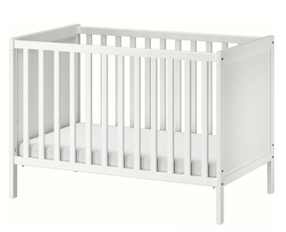 Cuna SUNDVIK blanca 60x120 cm