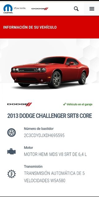 Dodge Challenger  srt8 6.4