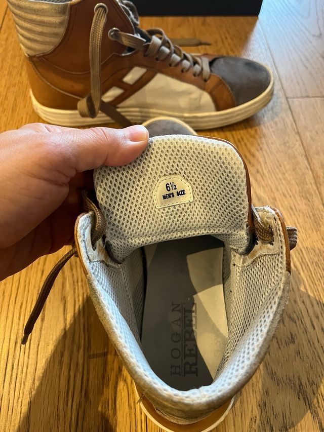 Hogan Rebel Sneakers Marroni Grigie man size 6 1/2
