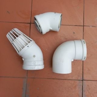 CODO 45° CON TOMA DE MUESTRA COMBUSTION-ESTANCA