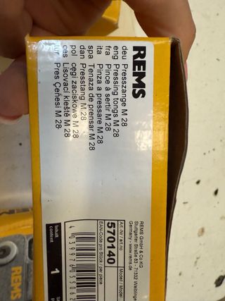 Mordazas REMS para tubo inox