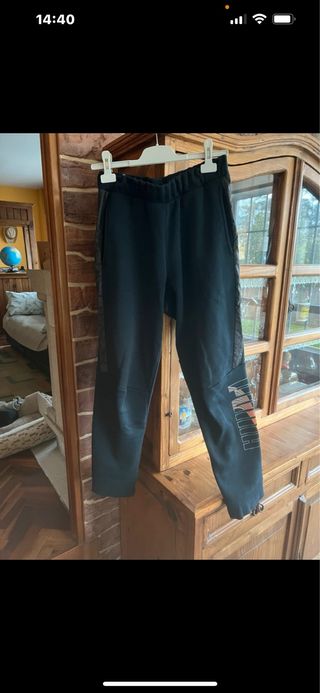 Pantalón chándal Puma negro