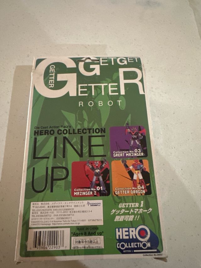 Getter 1 Colección 2 Caja Descolorida