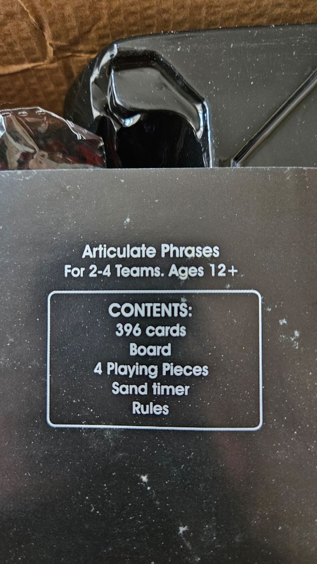 Articolato! Frasi in inglese per giochi da tavolo