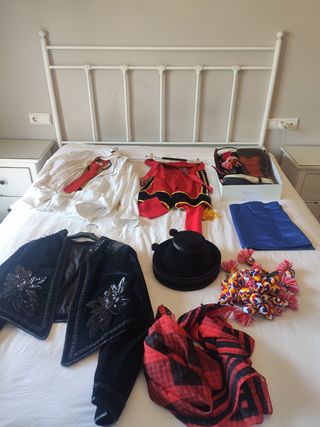 Traje contrabandista azul completo de hombre 