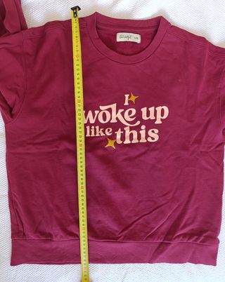 Sudadera Mr Wonderful I woke up like this Talla XL
