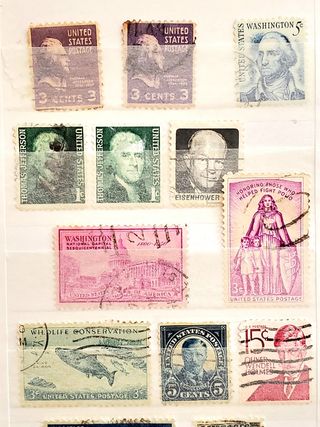 Lote Sellos USA 1902-1990