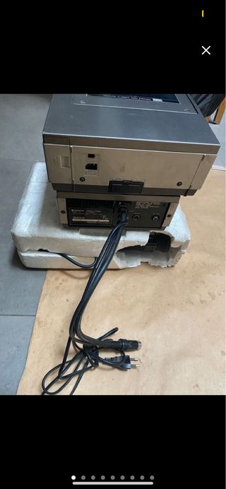 Cámara Vídeo Hitachi súper 8 8mm VHS Retro 80s