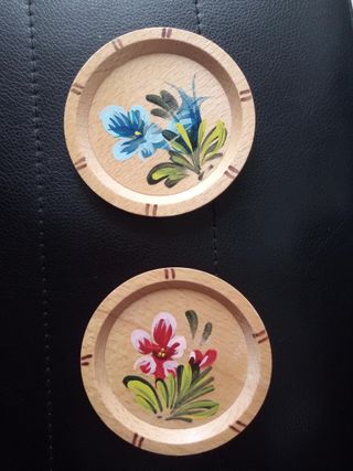 Sottobicchieri Vintage Dipinti a Mano