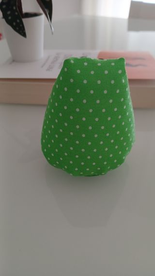 Gufetto decorazione verde e giallo