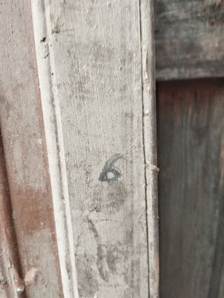 Pareja de puertas antiguas de madera