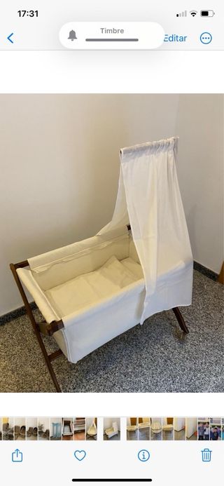 carricoche, cuna y amaca de bebé 