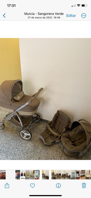 carricoche, cuna y amaca de bebé 