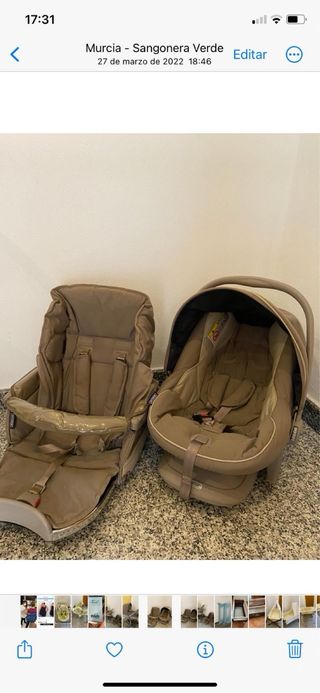 carricoche, cuna y amaca de bebé 