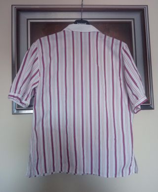 Camicia donna mezza manica a righe