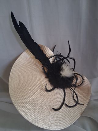 Tocado/pamela boda, fiesta, ceremonia, evento