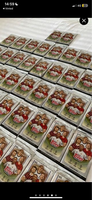 Sobres de cromos Topps Champions League 6 CROMOS