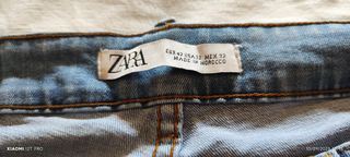 Pantalón vaquero Zara chico azul